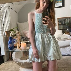 Innika Choo RARE Smocked Mini Dress